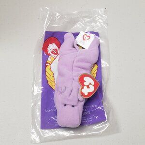 McDonald's Ty Beanie Baby Happy the Hippo